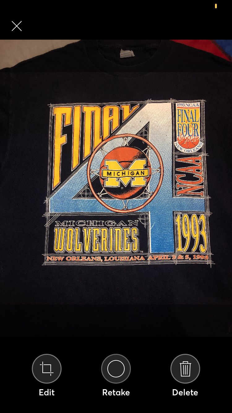 Vintage 1993 Michigan Final Four T-shirt