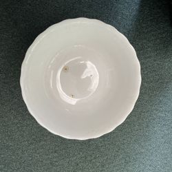 Vintage Large White Bowl