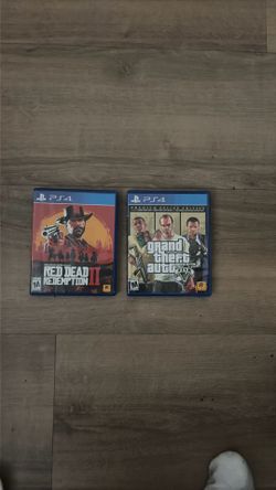 PS4 GTA 5 & Red Dead Redemption 2 - BOTH FOR $20