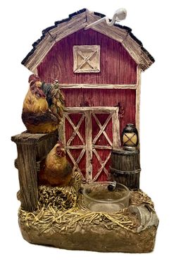 Barn Scene Votive/Tealight Candle Holder