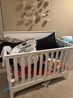 Crib and mattress