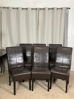 Fully Upholstered Dining Chairs Set of 6 UPGRADE YOUR DINING TABLE!