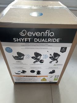Gold Shyft DualRide with Carryall Storage Infant Car Seat and Stroller Combo(Jasper)