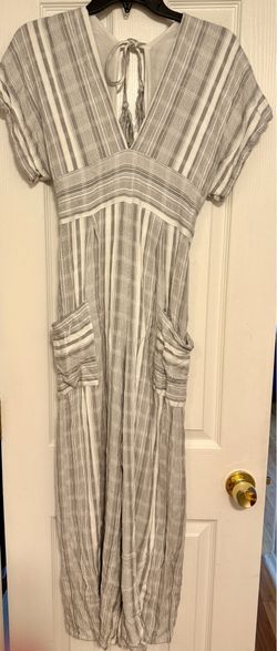 L*Space Doheny Striped Wide Leg Romper Size Medium Originally $130