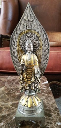 Beautiful Unusual Bronze/Brass Buddha