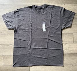 Men’s Athletic Works Cotton Tee XL Charcoal Grey Heather