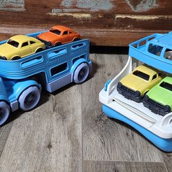 Green Toys Ferry and Car Carrier transport