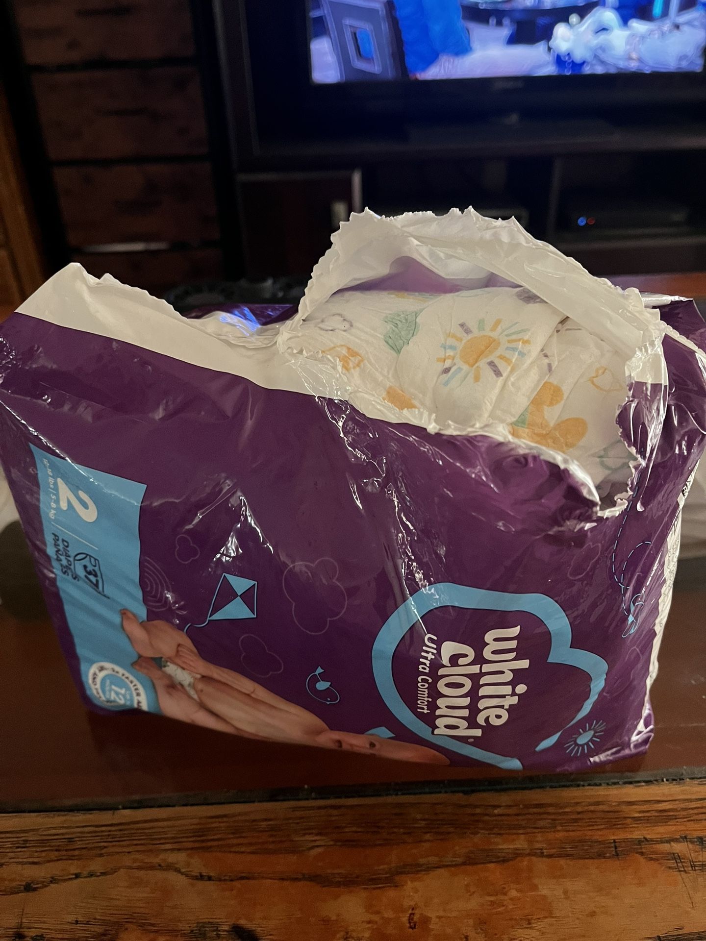 white cloud size 2 diapers