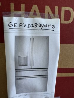 Ge Profile New Refrigerator 