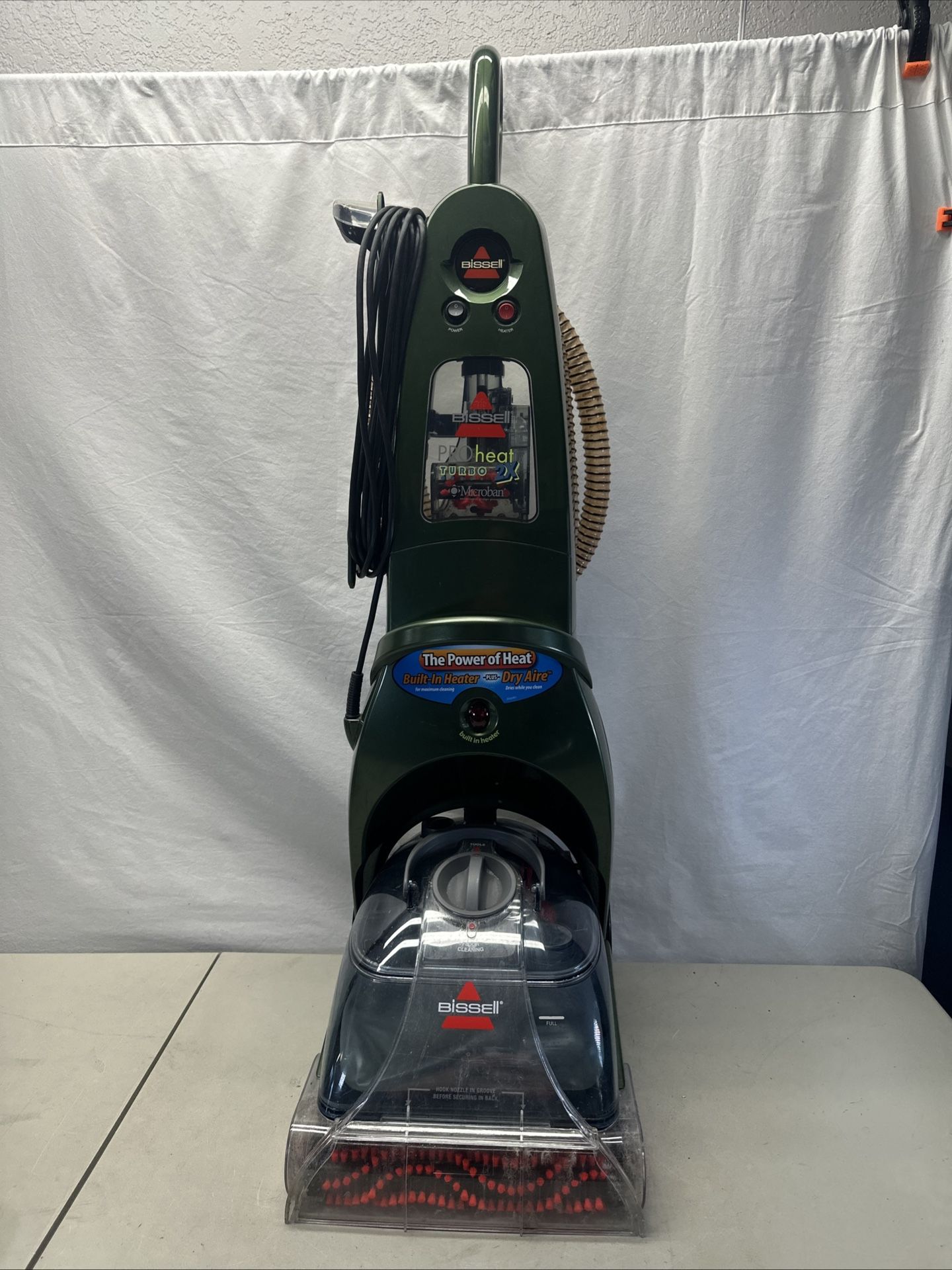 Bissell Pro Heat Turbo 2X 9300 Steam Cleaner, Built-In Heater Plus Dry Aire