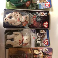Set of Rare McDonald House Beanie Babies