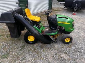 John Deere riding lawnmower