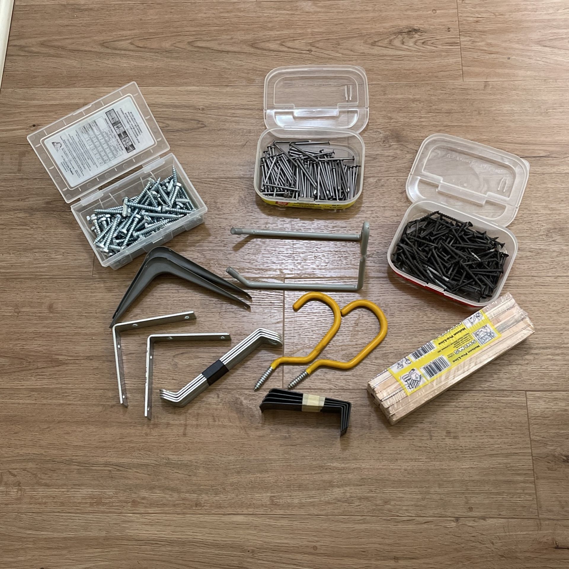 Drywall, Anchor screws and Miscellaneous Angles.