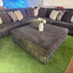 Delivery 🚚 Disponible Sectional Couch Grey Familiar 