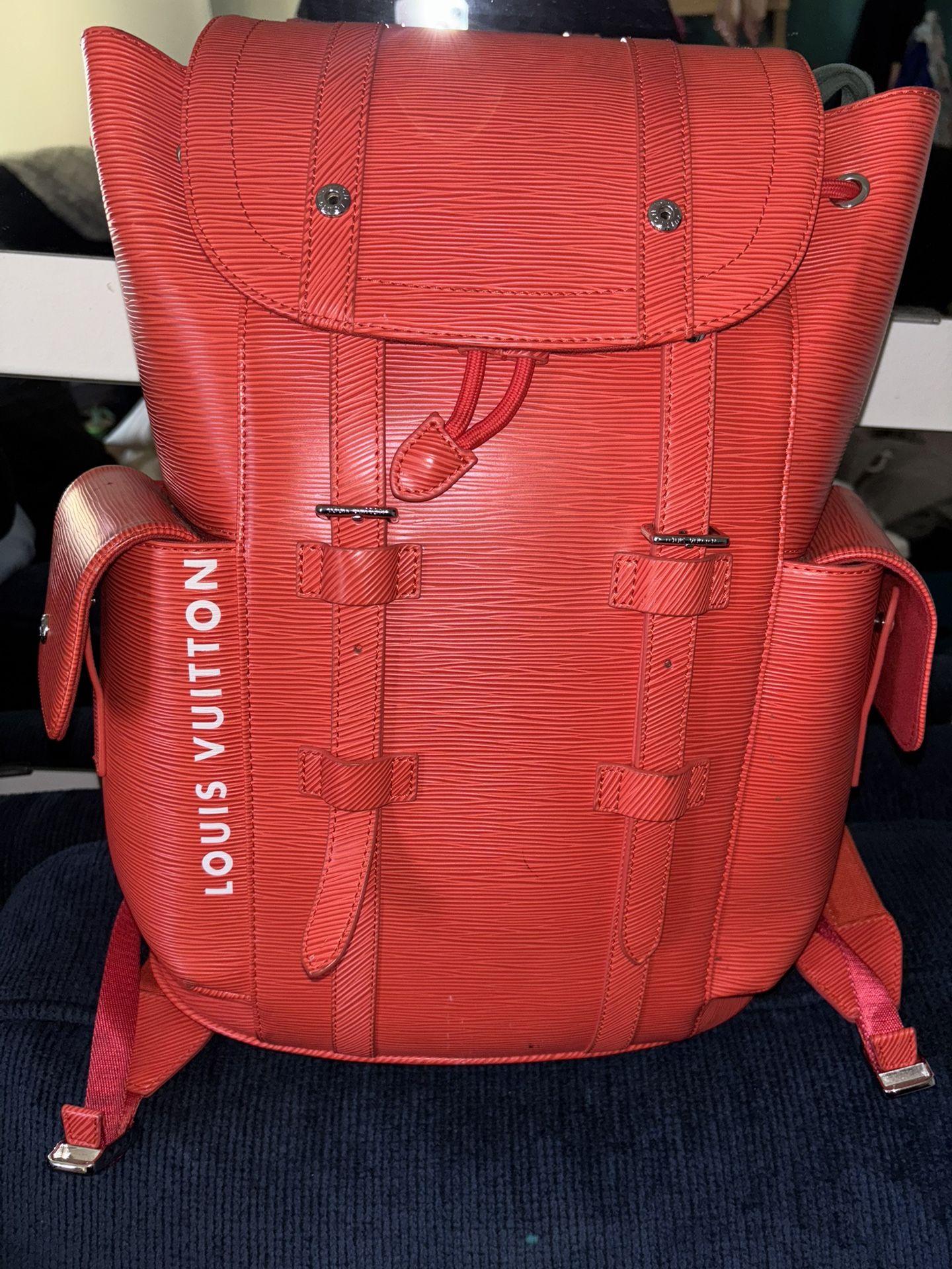 Louis Vuitton Saint Christopher Vermillion Red