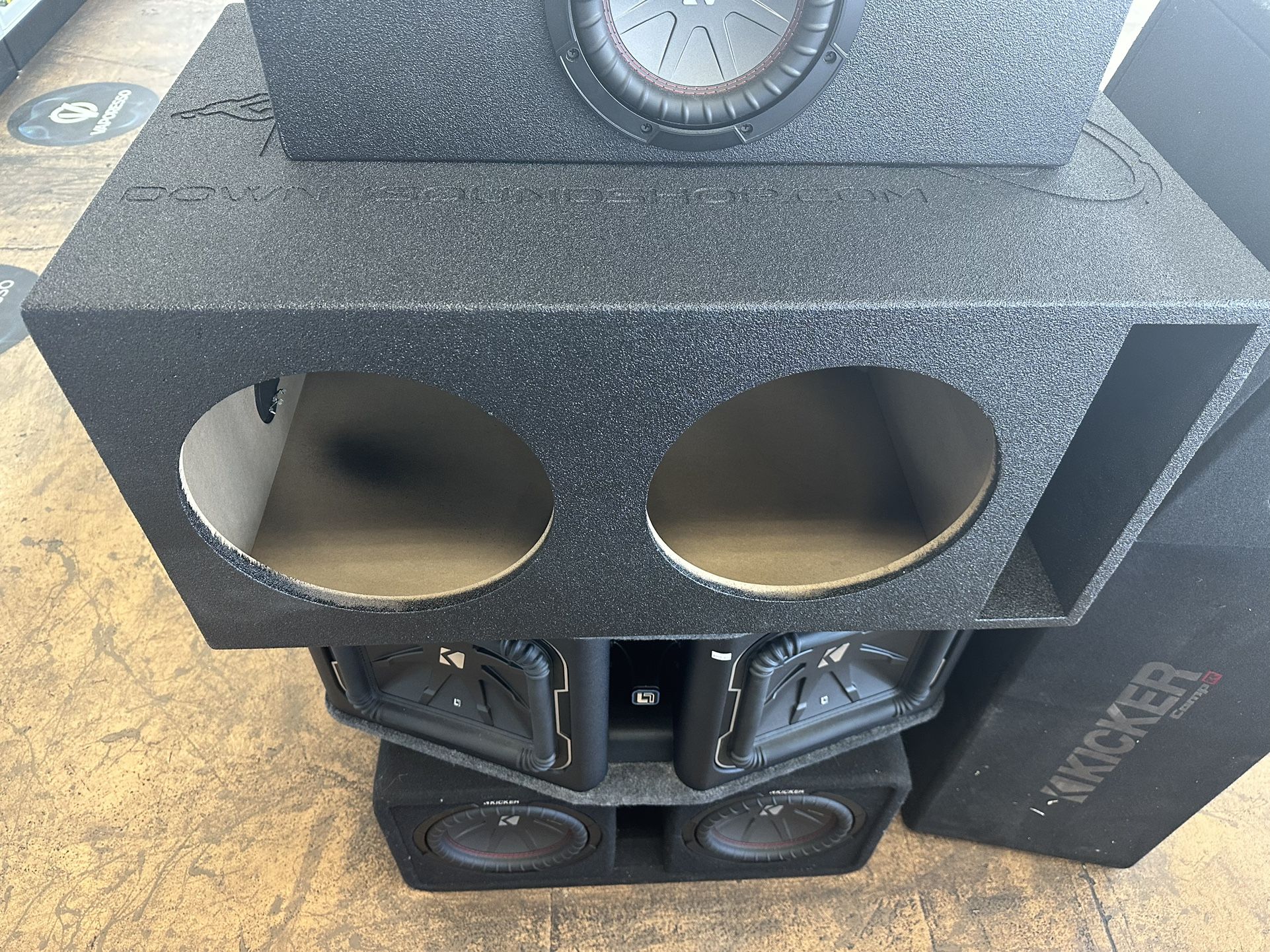 Down4Sound Profab Dual 12 Sub box - Main Image