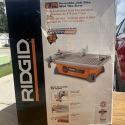 Rigid Portable Wet Tile Saw