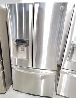 Kenmore 3 Door Stainless Steel Refrigerator
