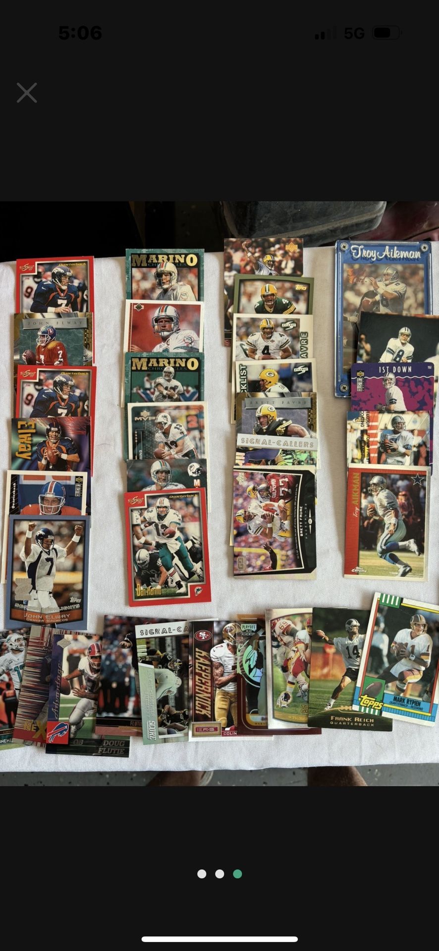 130 NFL Quarterback, Trading Card