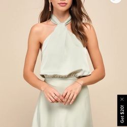NEW Lulus green Dress