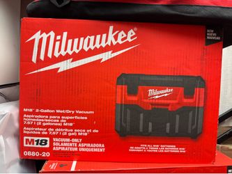 Milwaukee M18 2gallon wet/dry vacuum