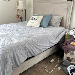 Full Matress With Frame & Power Adjustable Frame