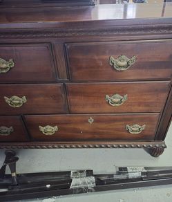 Dresser with mirror