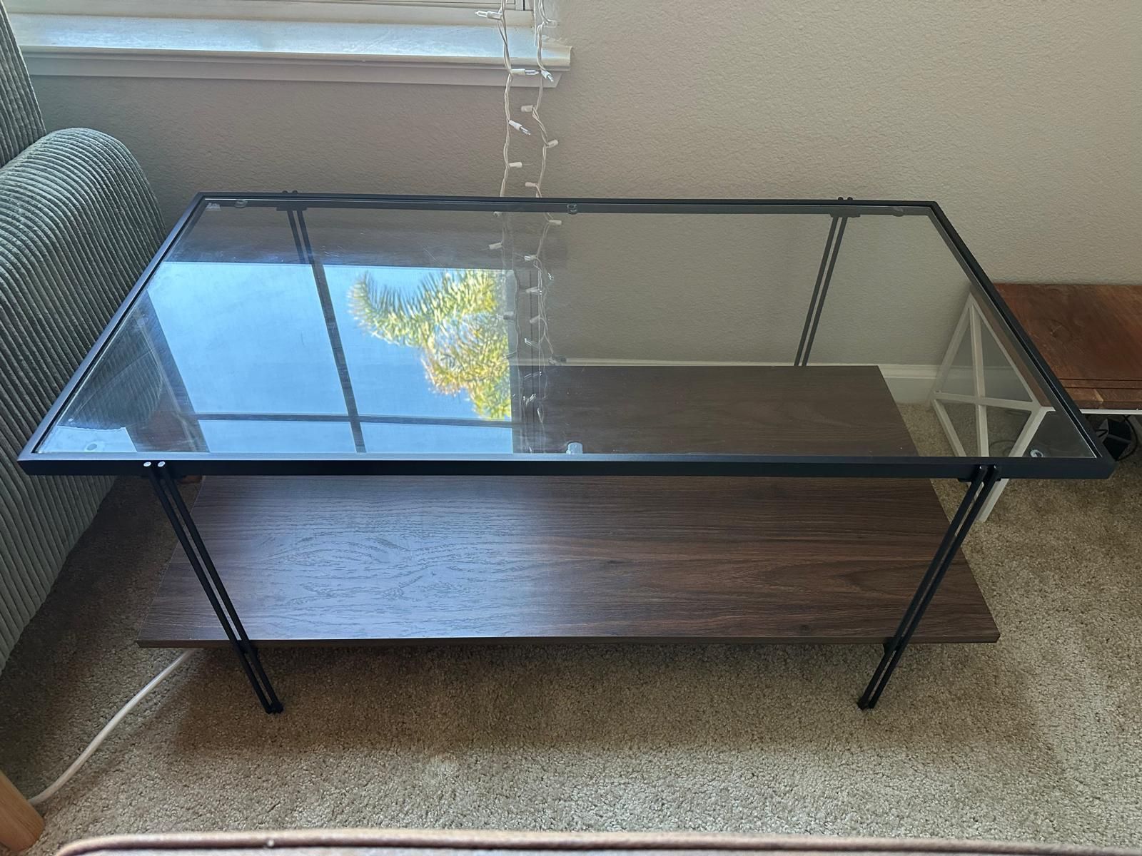 Coffee Table With Wood Finish