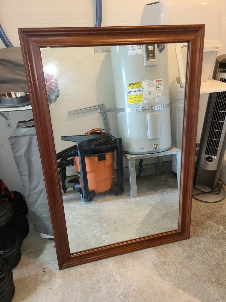 Wood Mirror