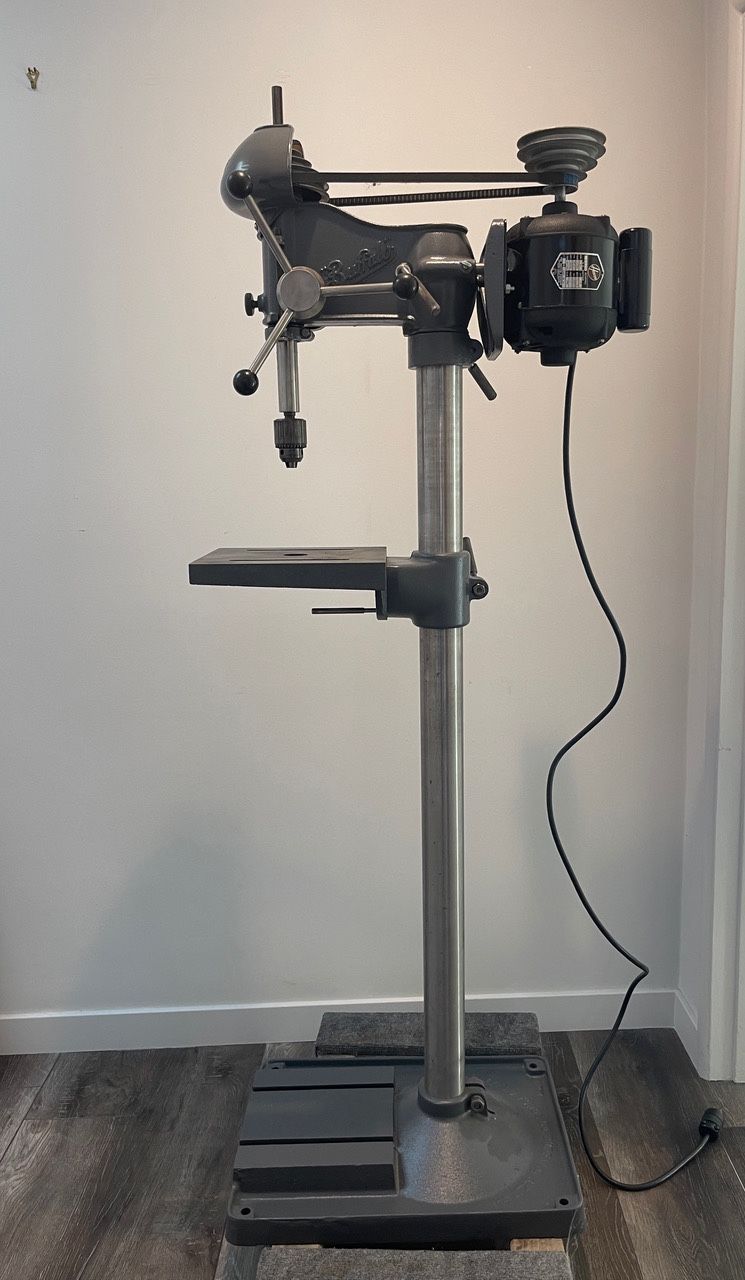 Meticulously Restored 15” Vintage Buffalo Forge Floor Drill Press - $600