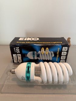 Eiko 105W CFL Spiral Light Bulb