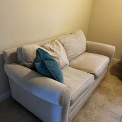 Cream Sofa-Bed