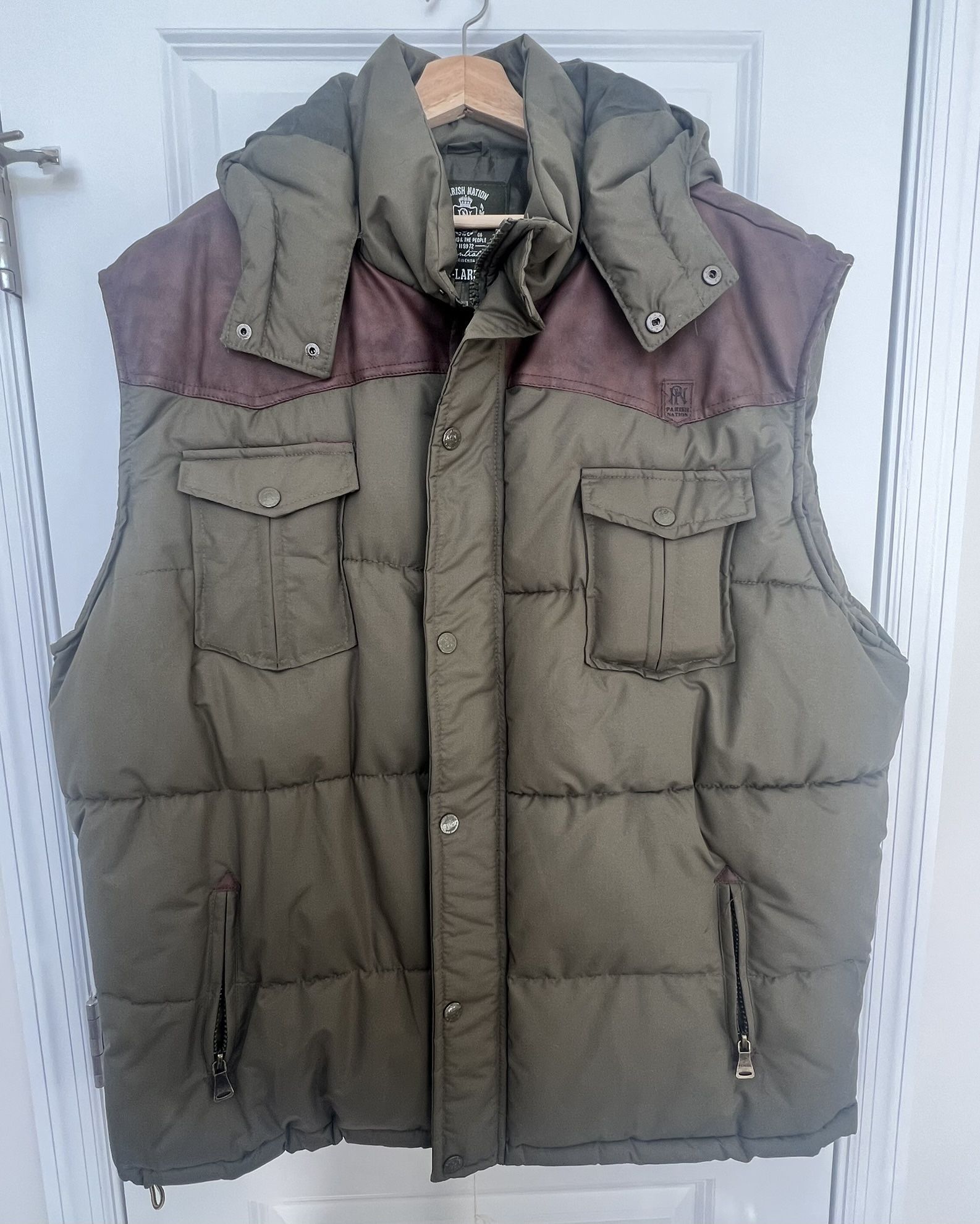 Parish Nation Puffer Vest w/ Hood