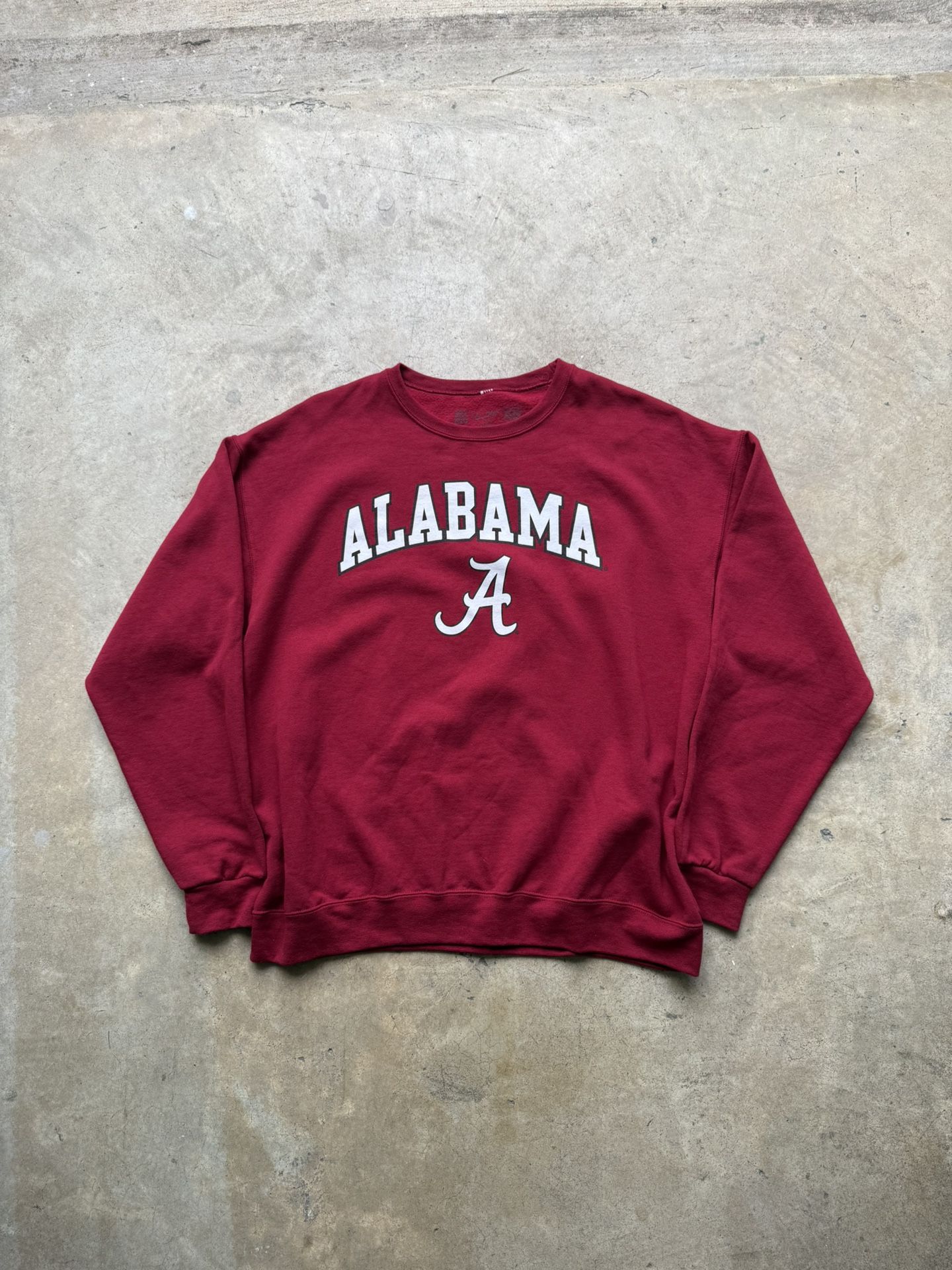 Alabama Spell Out Red Sweatshirt Size XL