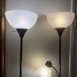 Like new floor lamps $ 20 each