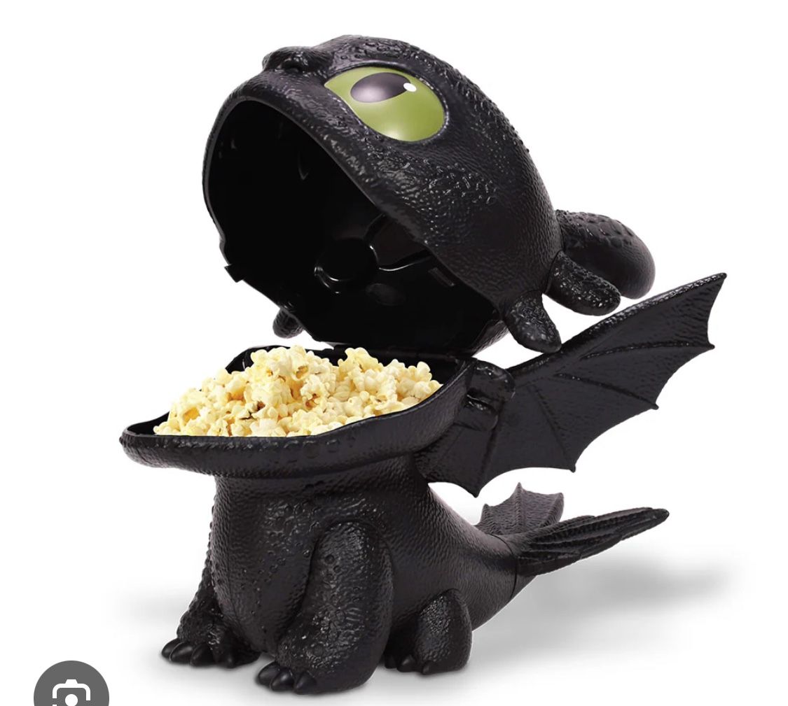 How to train your dragon toothless popcorn bucket