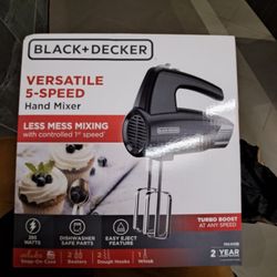 Black And Decker Hand Mixer 5 Speed 
