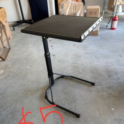 Mainstays Adjustable Height Personal Folding Activity Table, Black