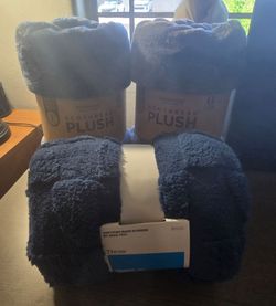 3 NEW Throw Blankets
