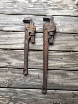 24”+18” ridged pipe wrench