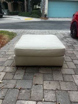 West Elm Ottoman