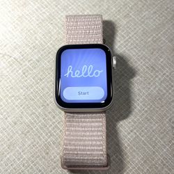 Apple Watch SE 2 (GPS + Cellular) 40mm - Starlight With New Protective Watch Covers (7)