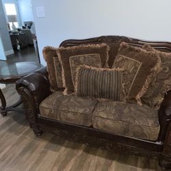 Best Offer - 2 Pc Living Room Set With Tables 