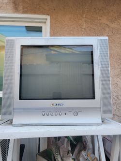 Samsung DynaFlat CRT TV No power cord or remote
