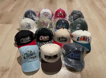 Raising Canes Hat Lot