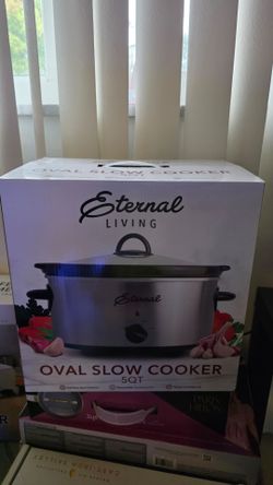 5QT Oval Slow Cooker