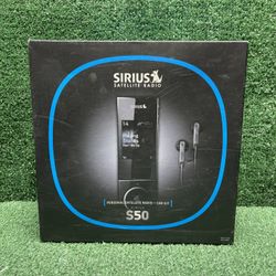 Sirius S50 Personal Satellite Radio Receiver & Car Kit S50TK1XM Dock Mount +.