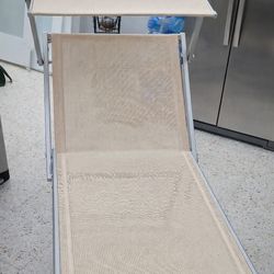 Italian Design Chaise Lounge with Canopy – Made in Italy