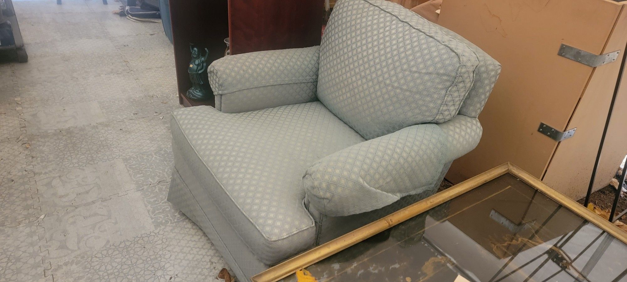Comfortable Green Armchair 