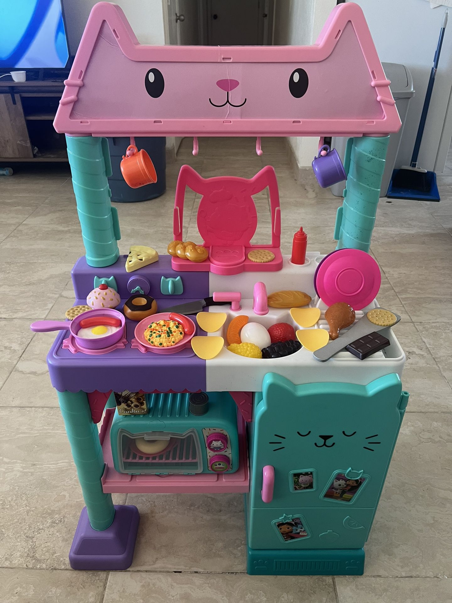 Gabby Doll house play kitchen 